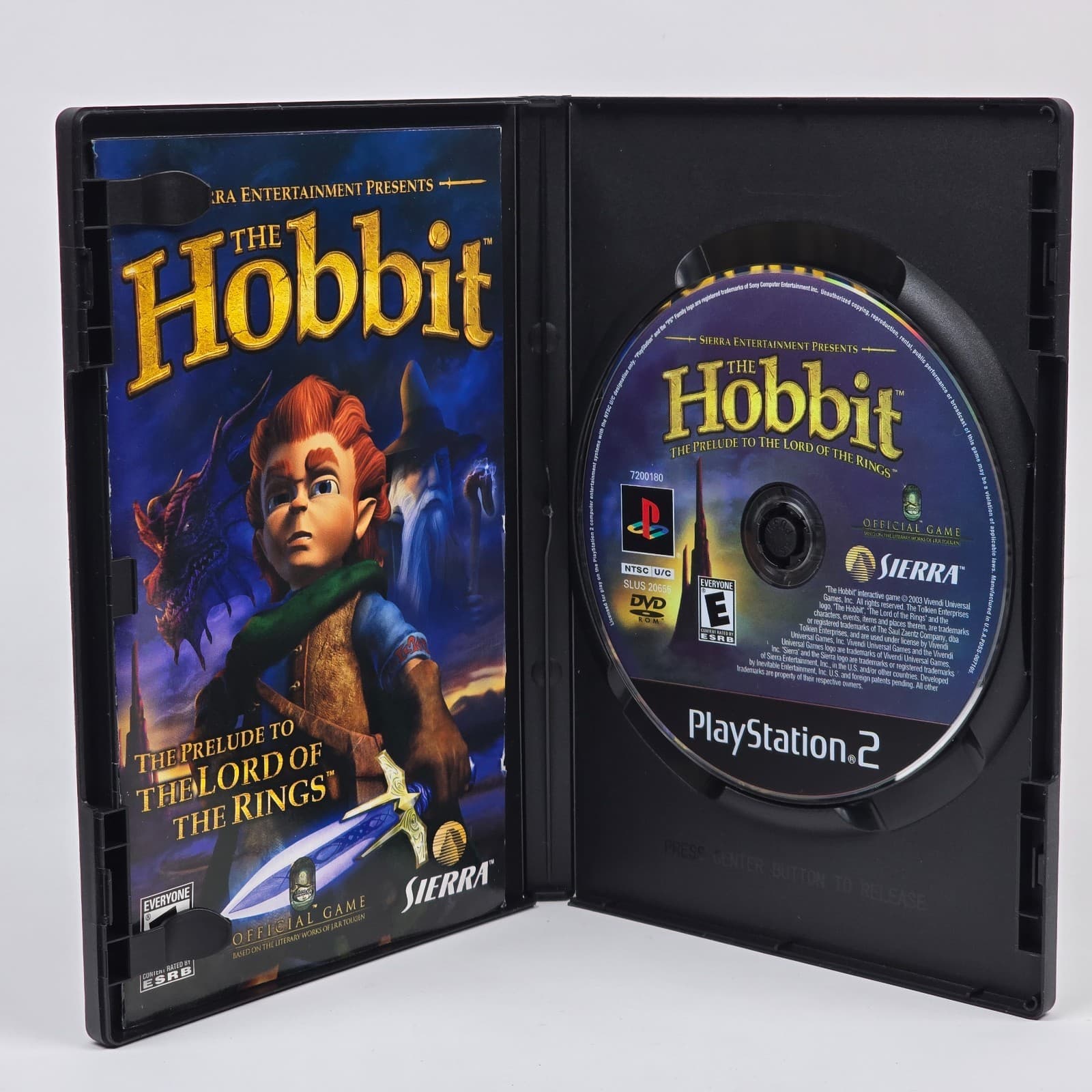 The Hobbit: Prelude to The Lord of the Rings (PlayStation 2 PS2) CIB COMPLETE - Thumbnail 2