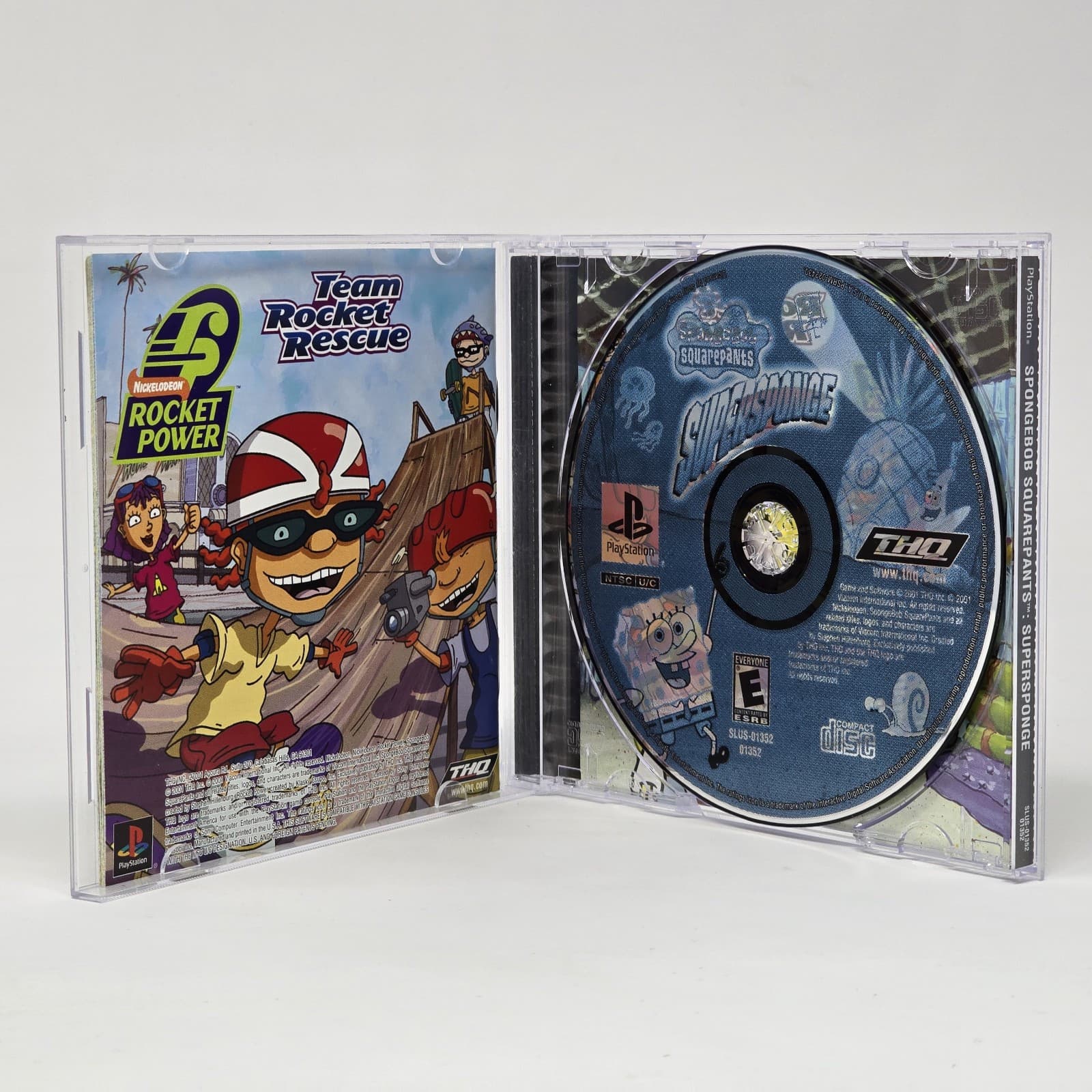 SpongeBob SquarePants: SuperSponge (PlayStation 1 PS1) Black Label CIB & TESTED - Thumbnail 2