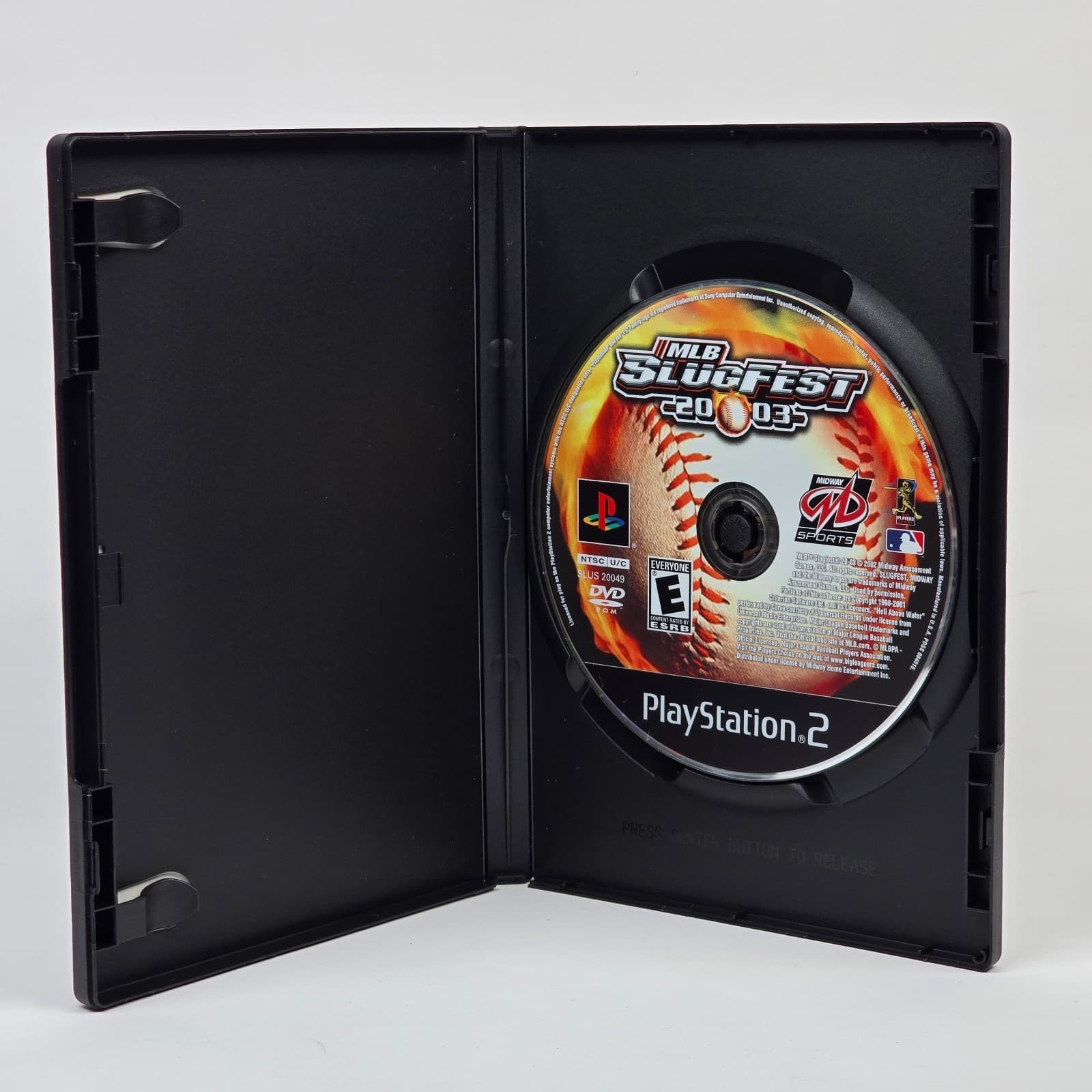 MLB SlugFest 2003 (PlayStation 2 PS2) Case & Disc - Thumbnail 2