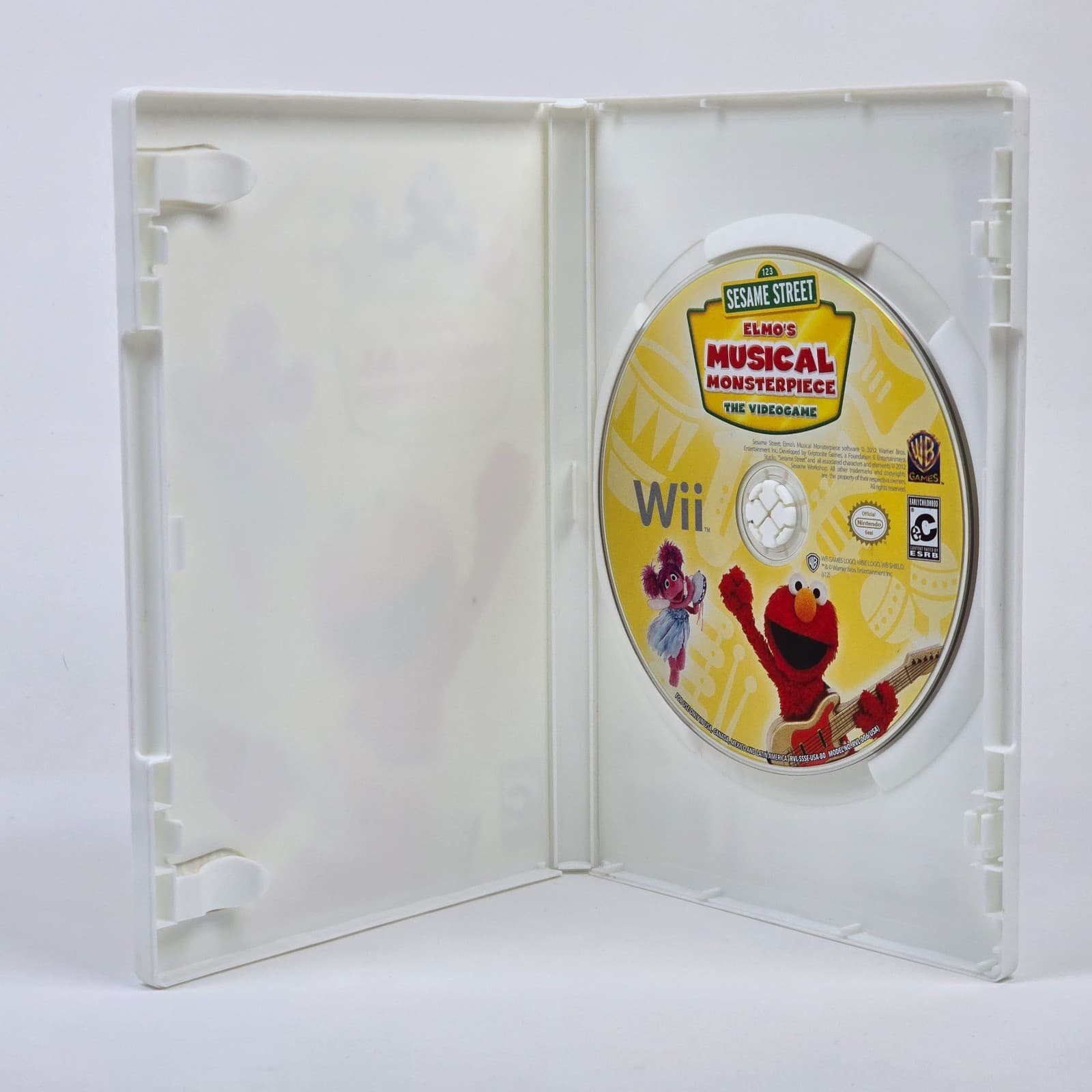 Sesame Street: Elmo's Musical Monsterpiece (Nintendo Wii) Case & Disc - Thumbnail 2