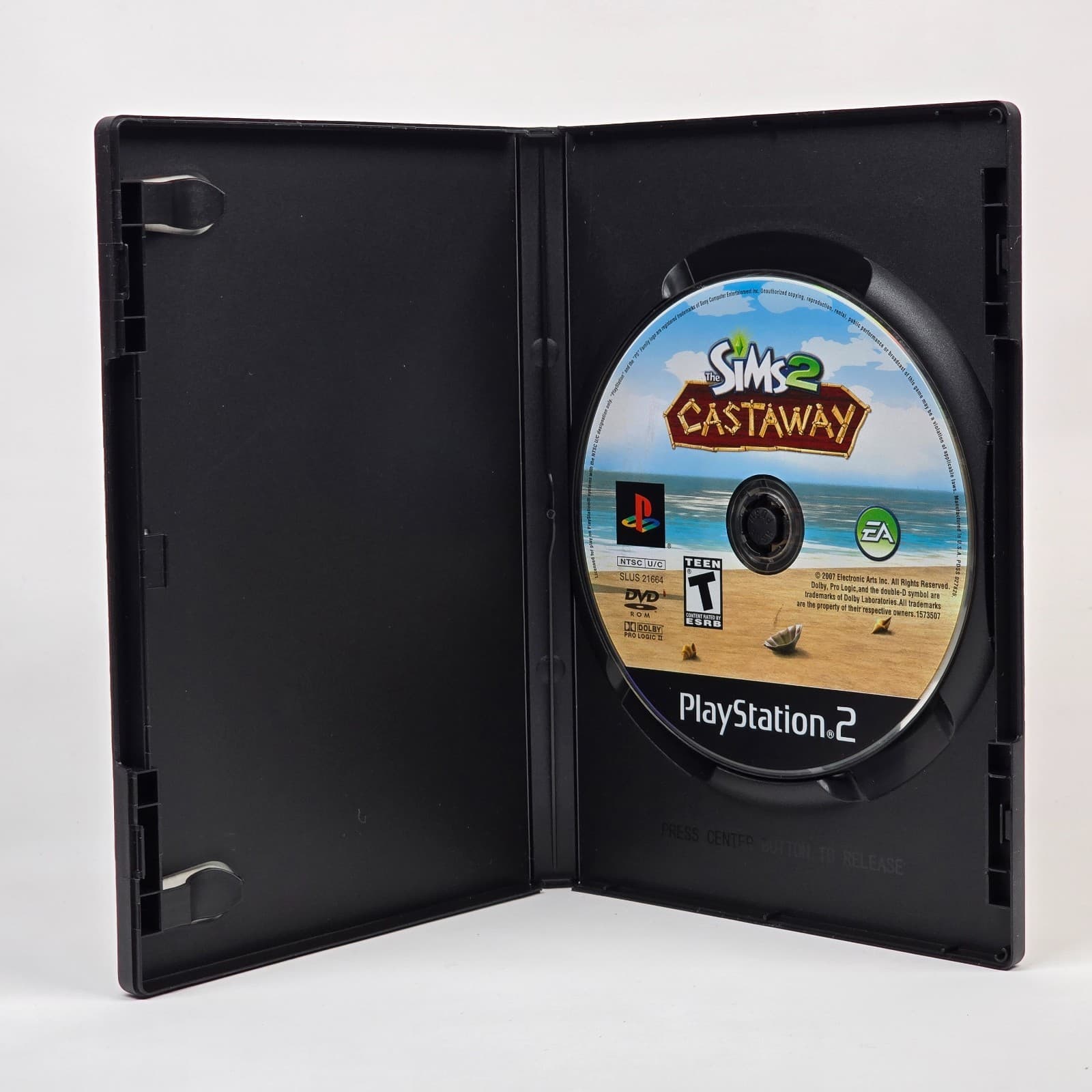 The Sims 2: Castaway (PlayStation 2 PS2) Case & Disc - Thumbnail 2