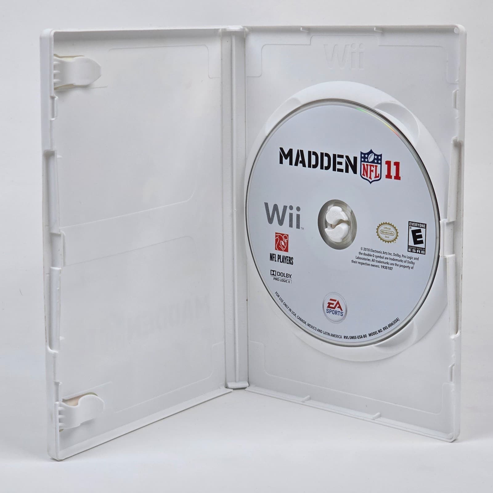 Madden NFL 11 (Nintendo Wii) Case & Disc - Thumbnail 2