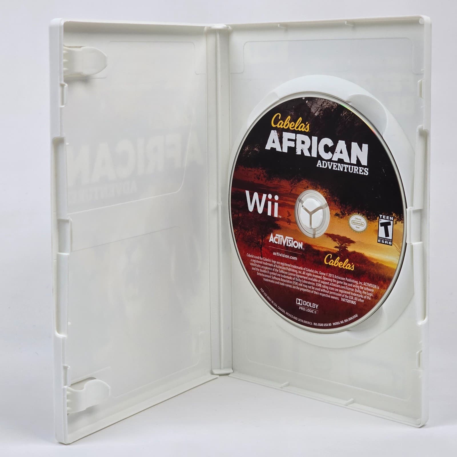 Cabela's African Adventures (Nintendo Wii) Case & Disc - Thumbnail 2