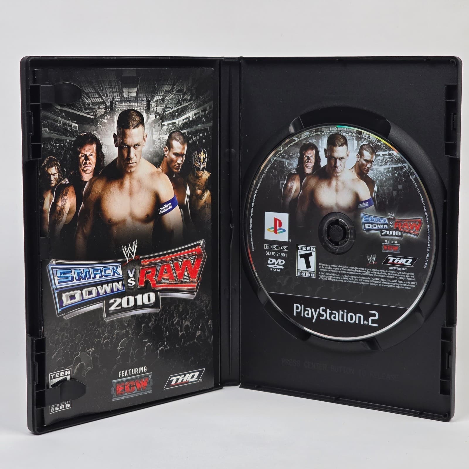 WWE Smackdown vs Raw 2010 Featuring ECW (PlayStation 2 PS2) Blk Lbl CIB COMPLETE - Thumbnail 2