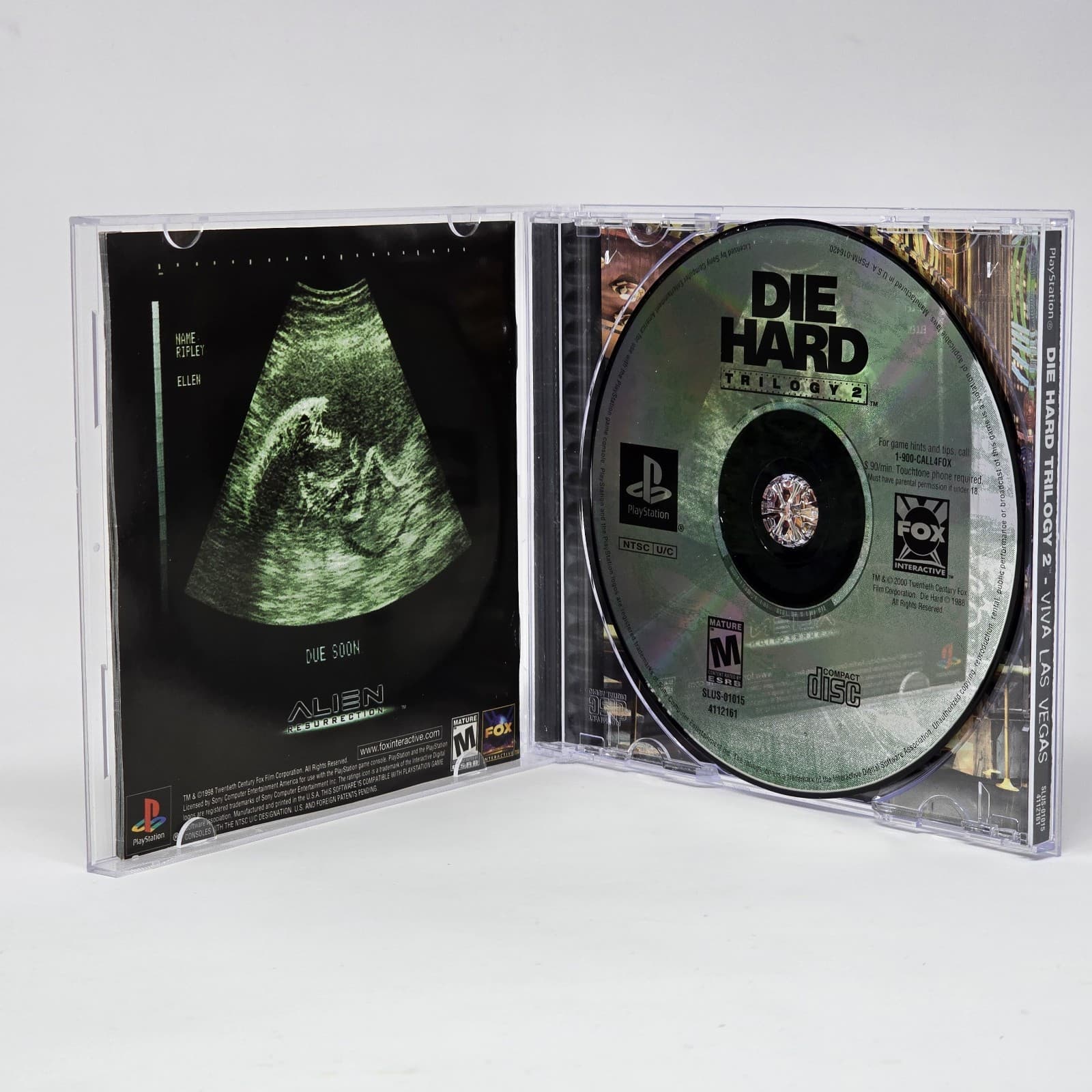 Die Hard Trilogy 2: Viva Las Vegas (PlayStation 1 PS1) CIB COMPLETE & TESTED - Thumbnail 2
