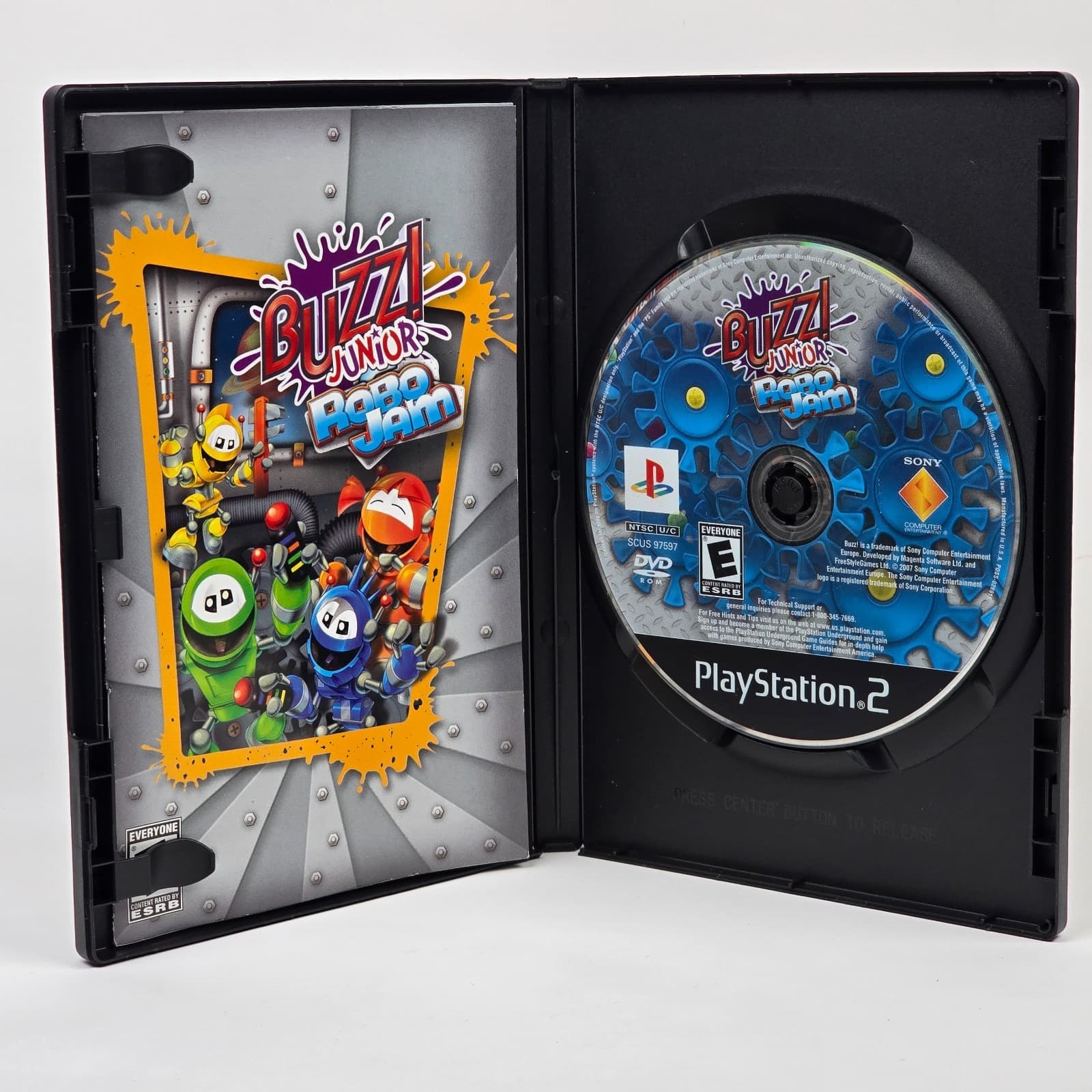 Buzz! Junior: Robo Jam (PlayStation 2 PS2) Greatest Hits CIB COMPLETE - Thumbnail 2