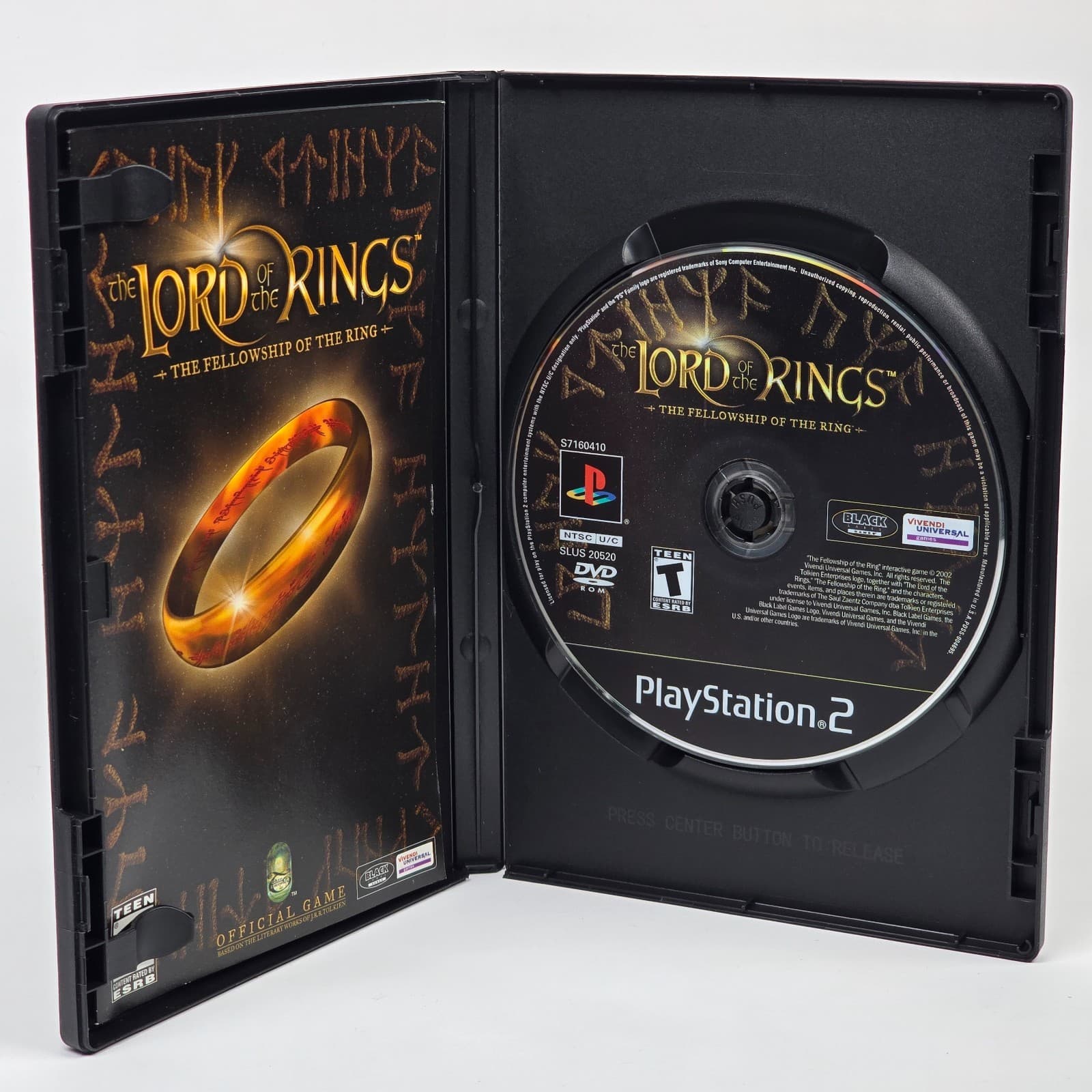 The Lord of the Rings: Fellowship of the Ring (PlayStation 2 PS2) CIB COMPLETE - Thumbnail 2