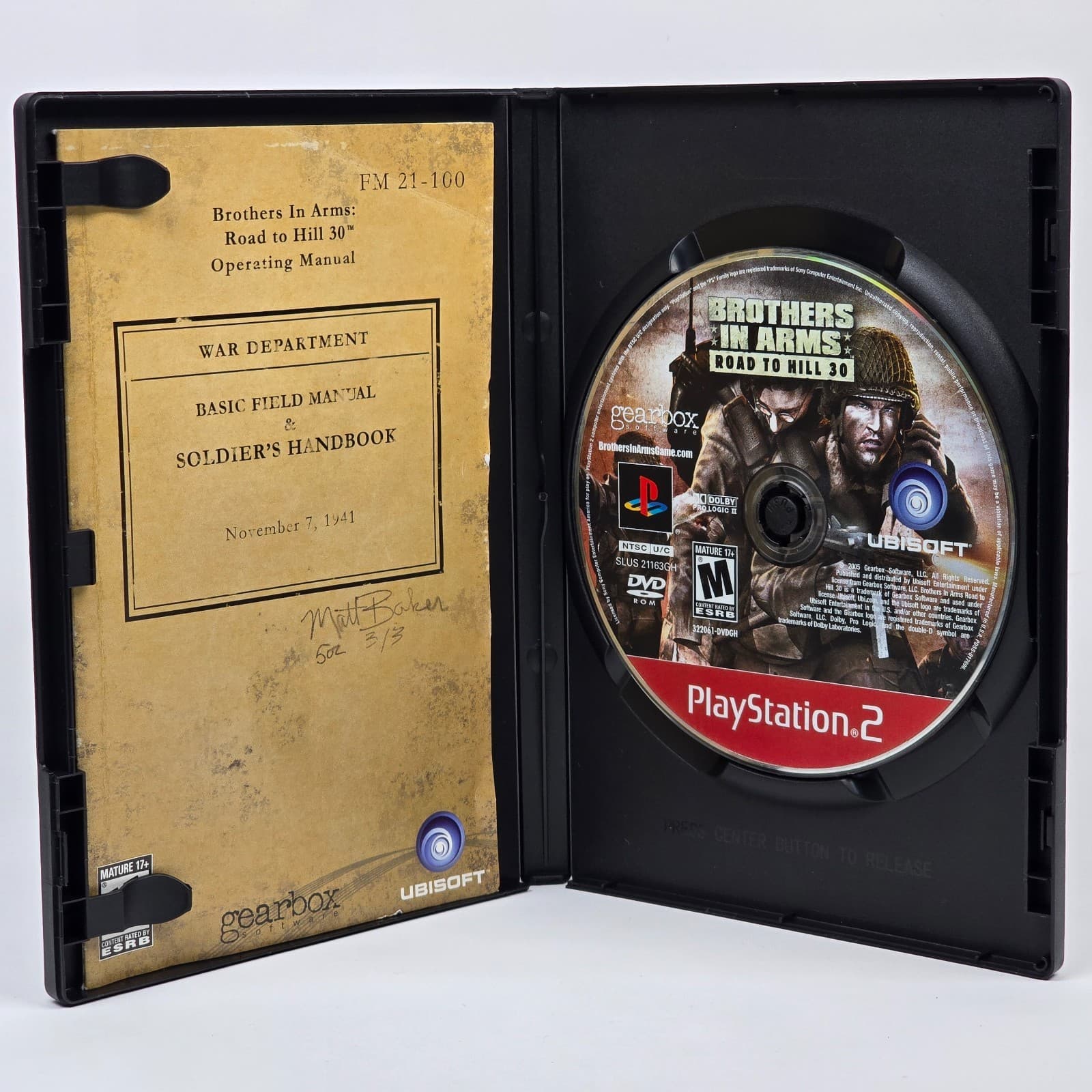 Borthers in Arms: Road to Hill 30 (PlayStation 2 PS2) Greatest Hits CIB COMPLETE - Thumbnail 2