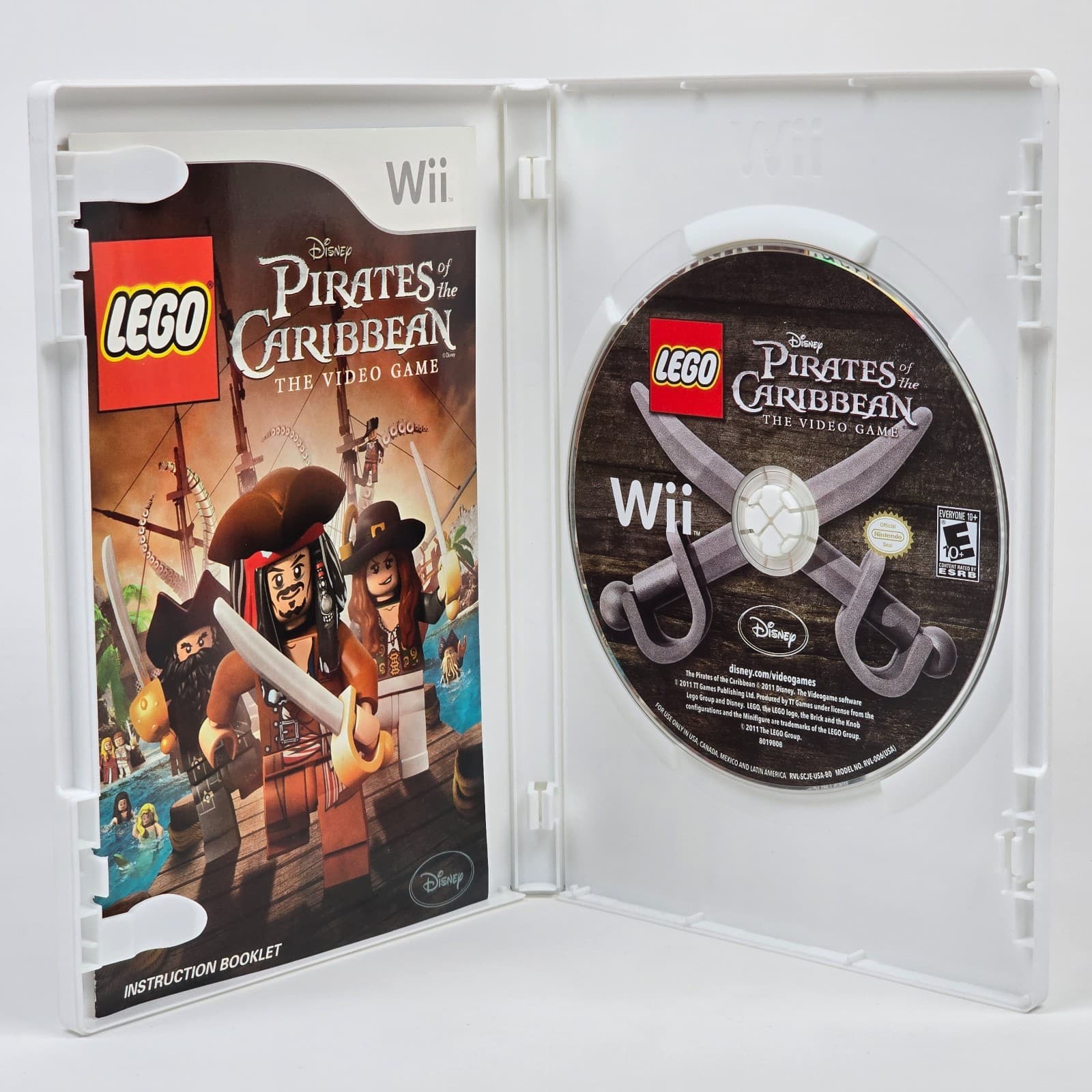 LEGO Pirates of the Caribbean: The Video Game (Nintendo Wii) CIB COMPLETE - Thumbnail 2