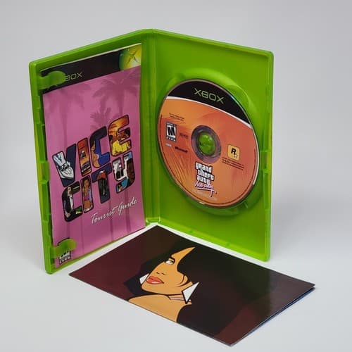 Grand Theft Auto Vice City (Original Xbox) CIB COMPLETE w/ Map TESTED - Thumbnail 2