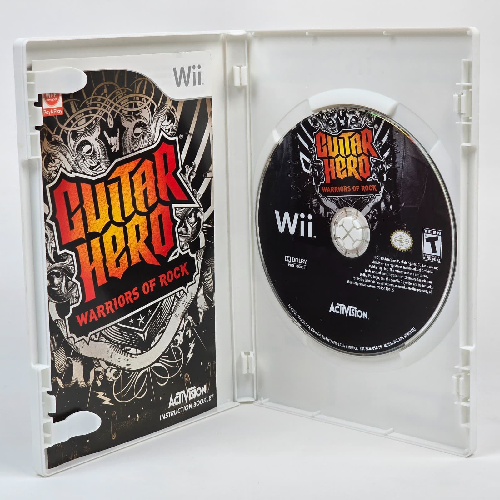 Guitar Hero: Warriors of Rock (Nintendo Wii) CIB COMPLETE - Thumbnail 2
