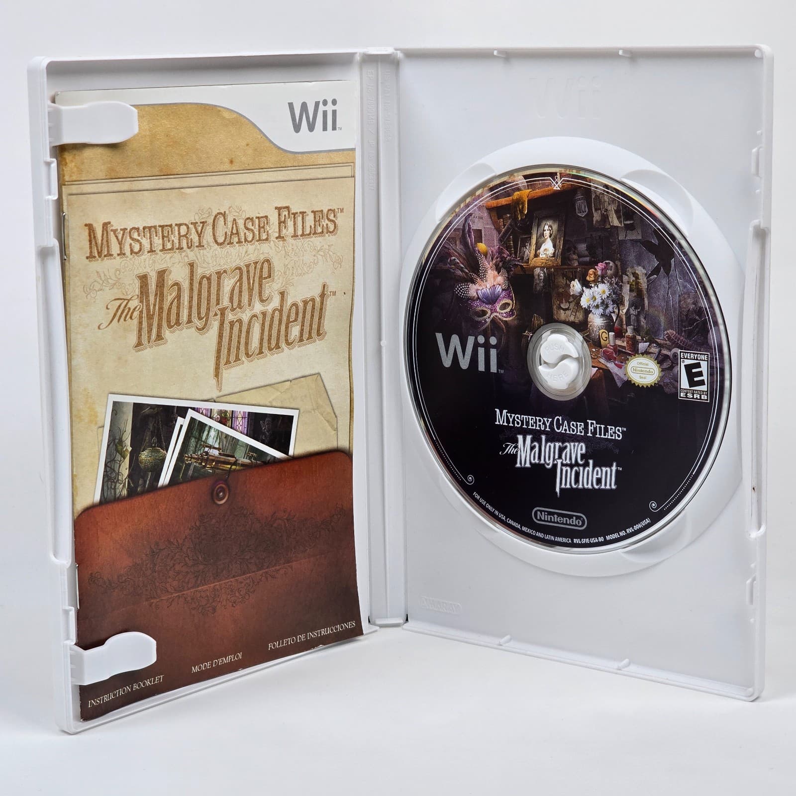 Mystery Case Files: The Malgrave Incident (Nintendo Wii) CIB COMPLETE - Thumbnail 2