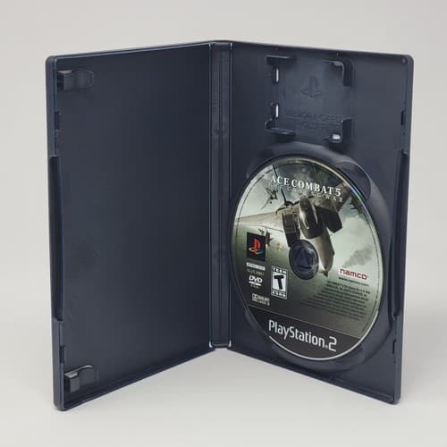 Ace Combat 5: The Unsung War (PlayStation 2 PS2) Case & Disc Only TESTED - Thumbnail 2