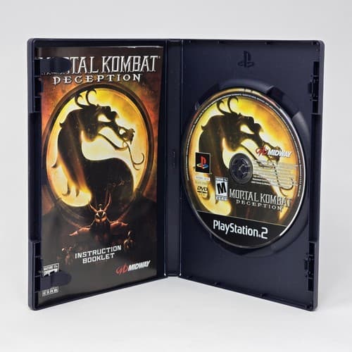 Mortal Kombat: Deception (PlayStation 2 PS2) Black Label CIB COMPLETE & TESTED - Thumbnail 2