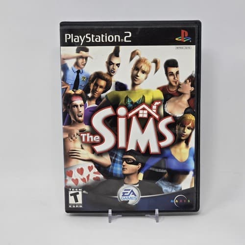 The Sims (PlayStation 2 PS2) Black Label CIB COMPLETE & TESTED