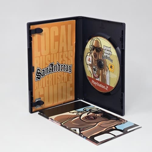 Grand Theft Auto GTA: San Andreas (PlayStation 2 PS2) Greatest Hits CIB With MAP - Thumbnail 2