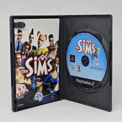 The Sims (PlayStation 2 PS2) Black Label CIB COMPLETE & TESTED - Thumbnail 2