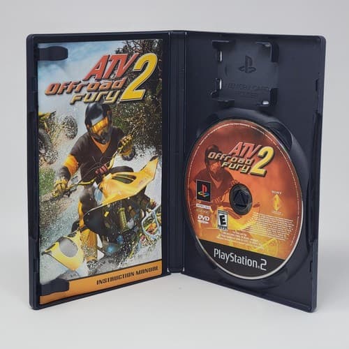 ATV Offroad Fury 2 (PlayStation 2 PS2) Black Label CIB COMPLETE & TESTED - Thumbnail 2
