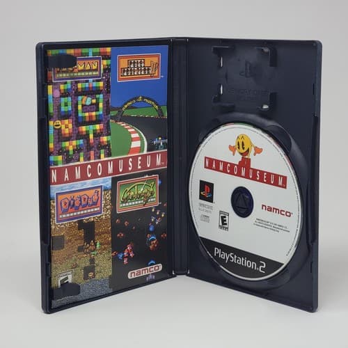 Namco Museum (PlayStation 2 PS2) Black Label CIB COMPLETE & TESTED - Thumbnail 2