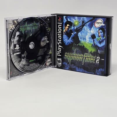 Syphon Filter 2 (PlayStation 1 PS1) Black Label CIB COMPLETE & TESTED - Thumbnail 2