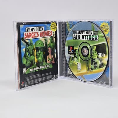 Army Men: Air Attack (PlayStation 1 PS1) Black Label CIB COMPLETE & TESTED - Thumbnail 2