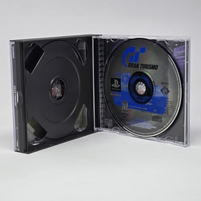 Gran Turismo (PlayStation 1 PS1) Black Label Case & Disc TESTED - Thumbnail 2