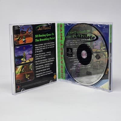 Jet Moto (PlayStation 1 PS1) Greatest Hits CIB COMPLETE & TESTED - Thumbnail 2