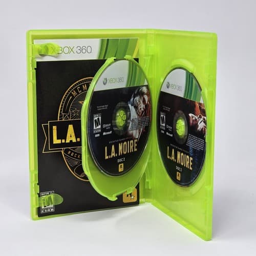L.A. Noire (Xbox 360) White Label CIB COMPLETE & TESTED - Thumbnail 3
