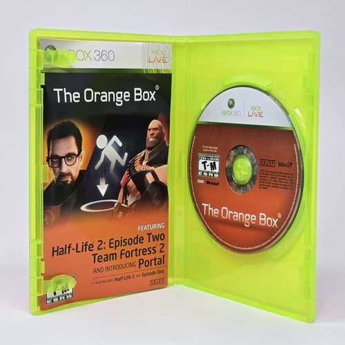 The Orange Box (Xbox 360) White Label CIB COMPLETE & TESTED - Thumbnail 2
