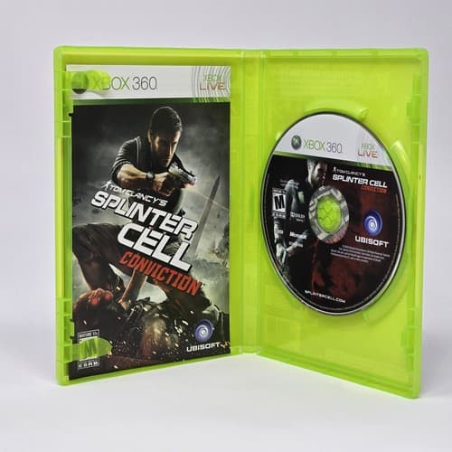 Splinter Cell: Conviction (Xbox 360) White Label CIB COMPLETE & TESTED - Thumbnail 2