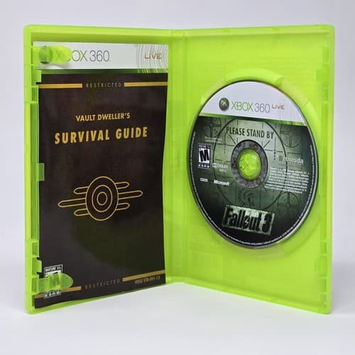 Fallout 3 (Xbox 360) White Label CIB COMPLETE & TESTED - Thumbnail 2