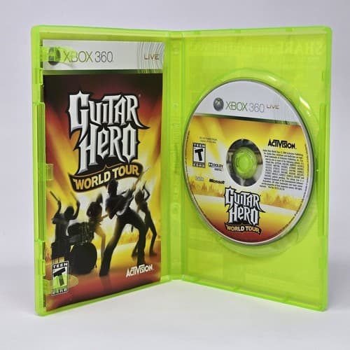 Guitar Hero: World Tour (Xbox 360) CIB COMPLETE & TESTED - Thumbnail 2