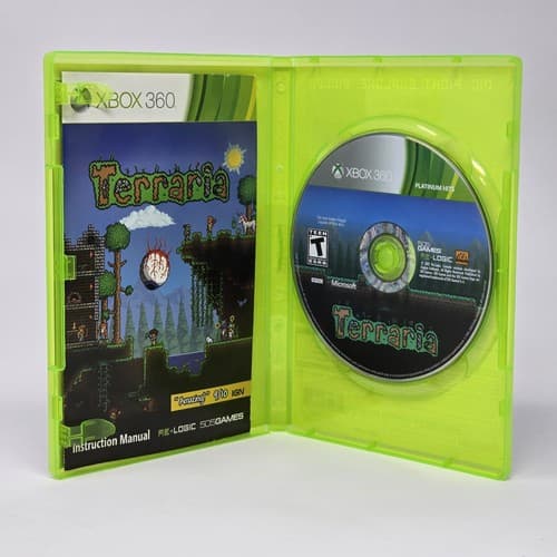 Terraria (Xbox 360) Platinum Hits CIB COMPLETE & TESTED - Thumbnail 2