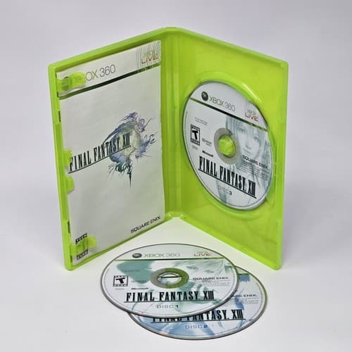 Final Fantasy XIII 13 (Xbox 360) White Label CIB COMPLETE & TESTED - Thumbnail 2