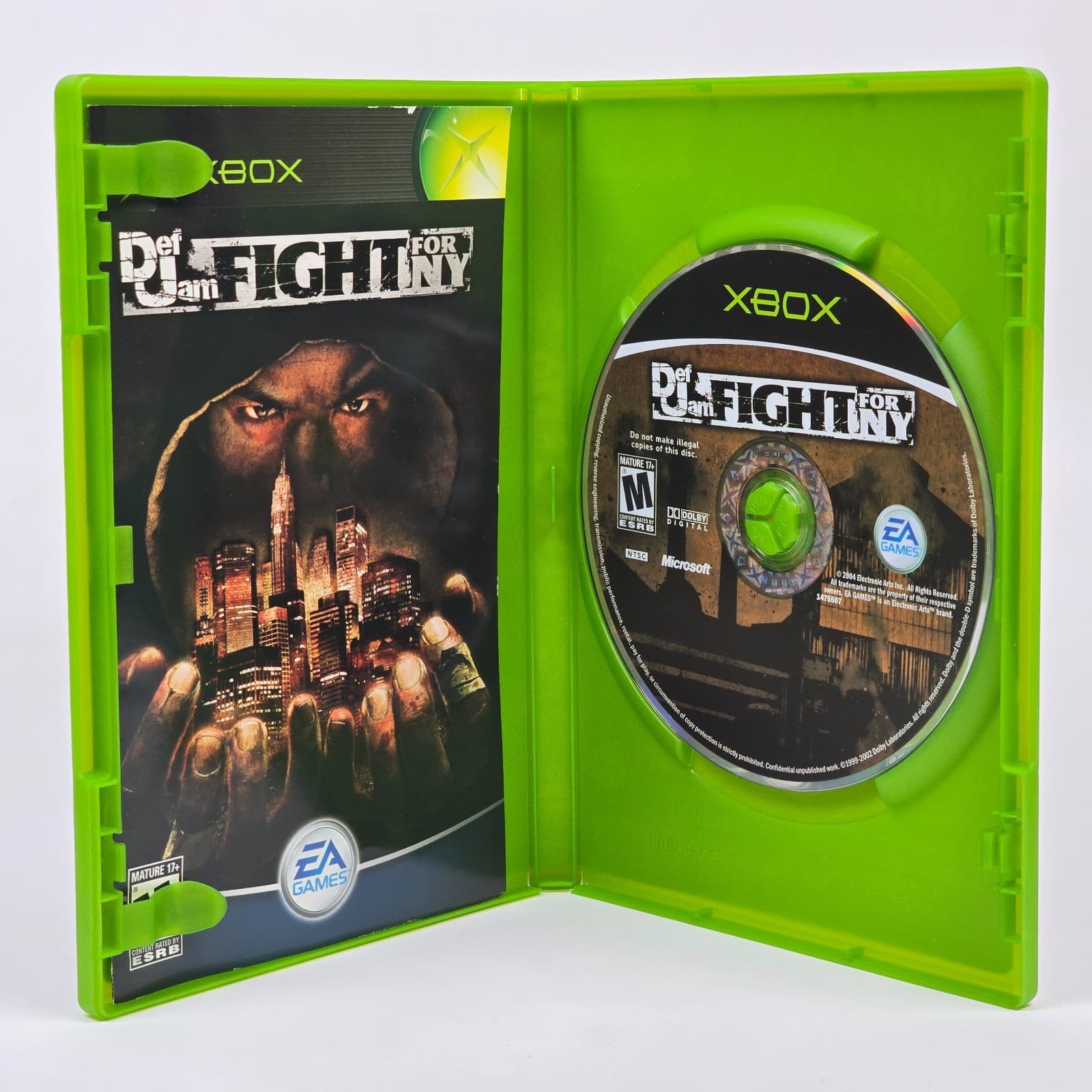 Def Jam: Fight for NY New York (Original Xbox) Black Label CIB COMPLETE - Thumbnail 2