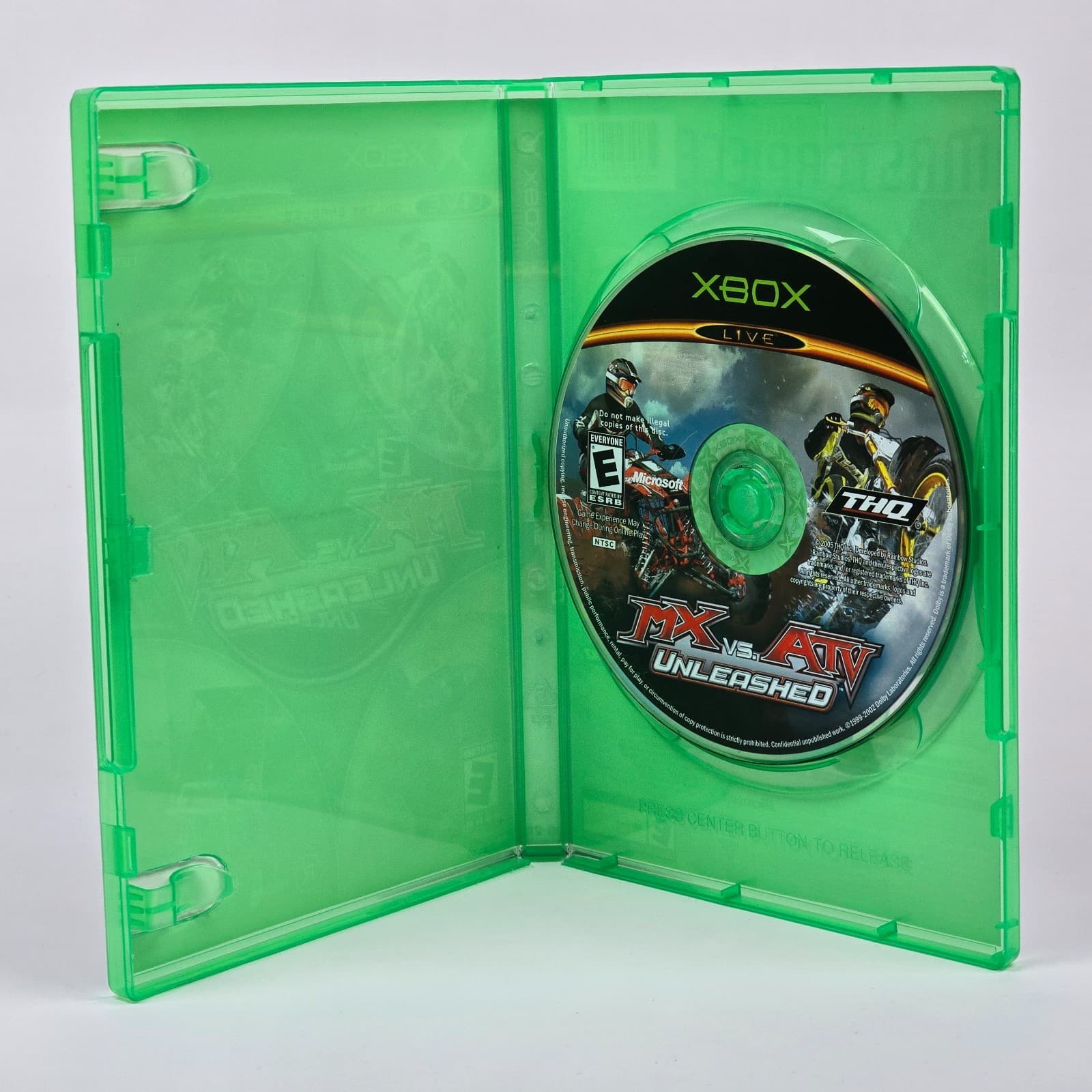 MX vs ATV: Unleashed (Original Xbox) Case & Disc - Thumbnail 2