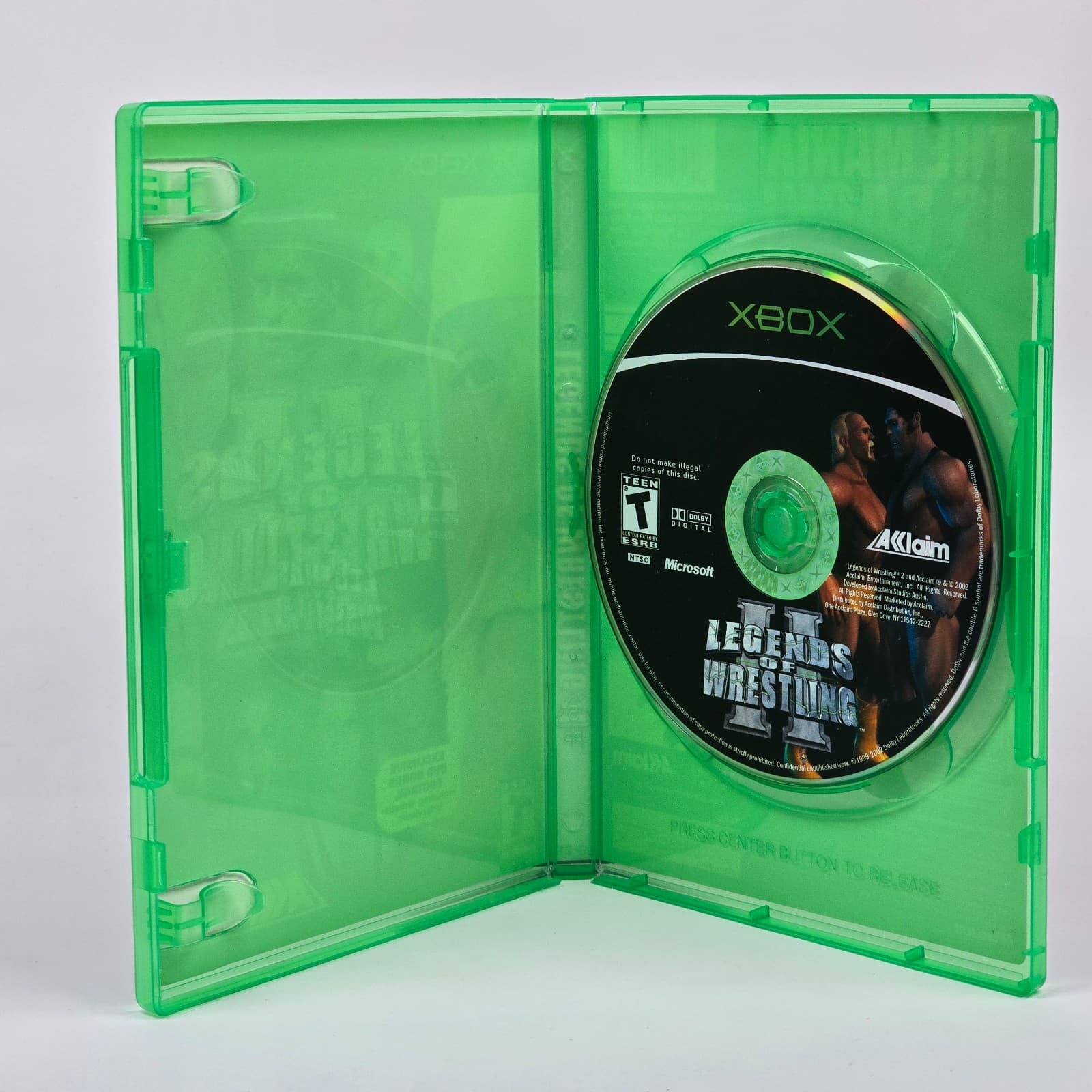 Legends of Wrestling II 2 (Original Xbox) Case & Disc - Thumbnail 2