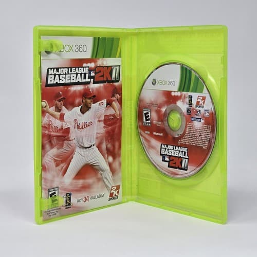 Major League Baseball MLB 2K11 (Xbox 360) CIB COMPLETE & TESTED - Thumbnail 2