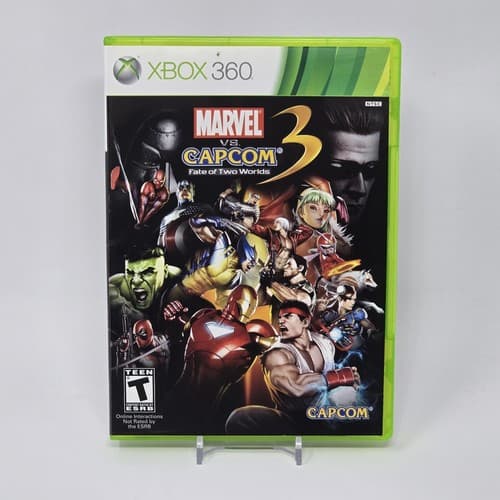 Marvel vs Capcom 3: Fate of Two Worlds (Xbox 360) CIB COMPLETE & TESTED