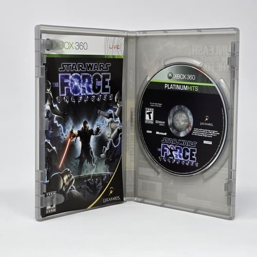Star Wars: The Force Unleashed (Xbox 360) Platinum Hits CIB COMPLETE & TESTED - Thumbnail 2
