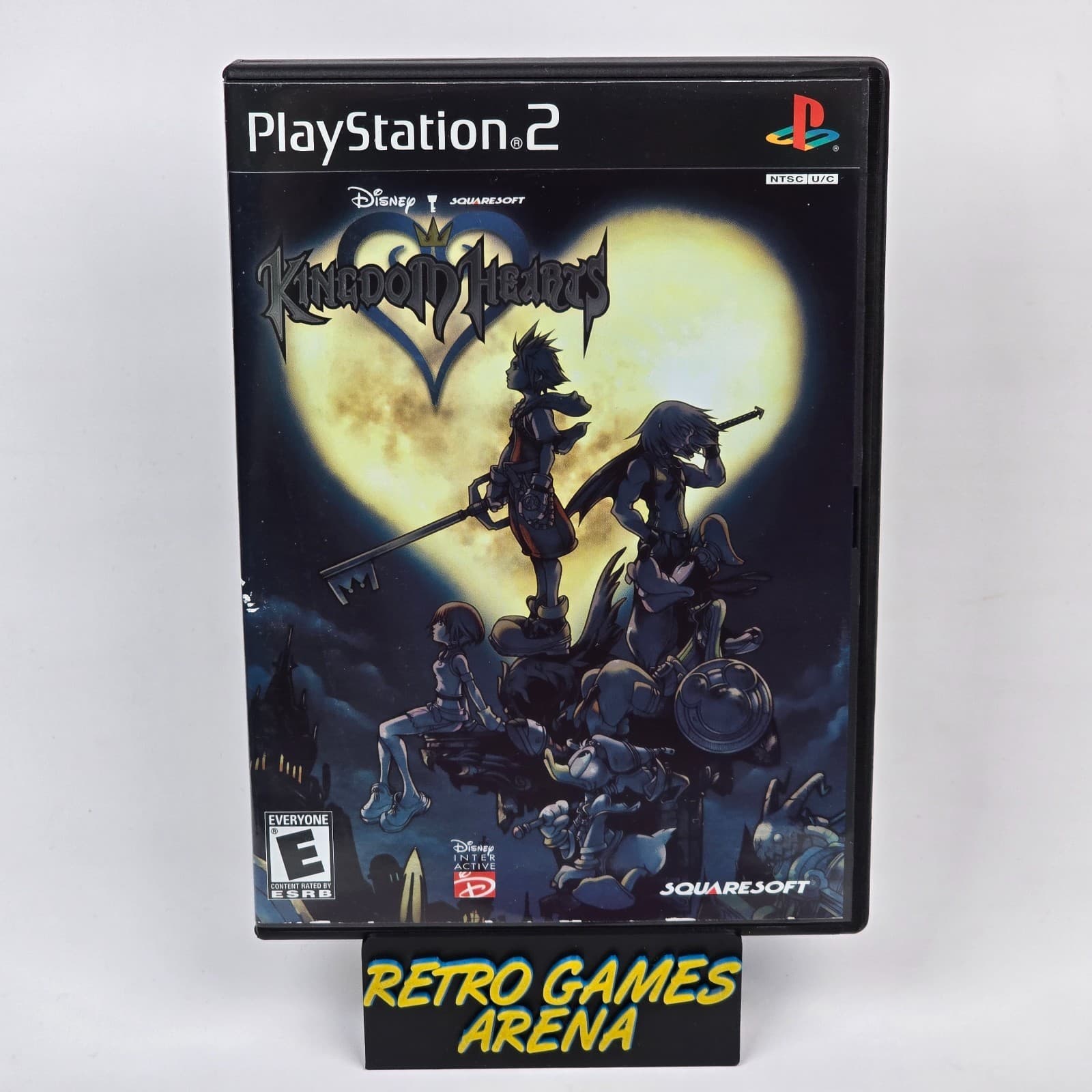 Kingdom Hearts (PlayStation 2 PS2) Black Label Case & Disc