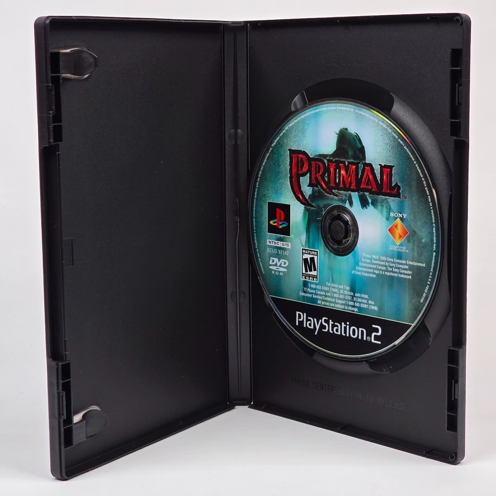 Primal (PlayStation 2 PS2) Case & Disc - Thumbnail 2