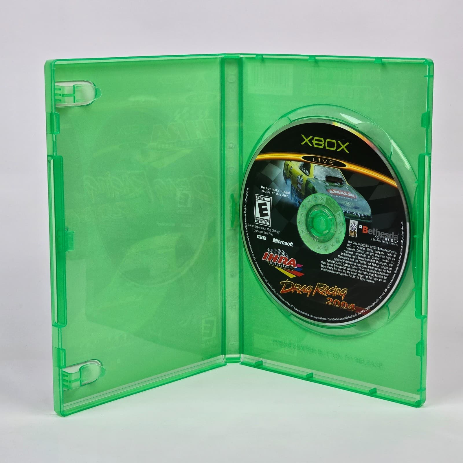 IHRA Motorsports Drag Racing 2004 (Original Xbox) Case & Disc TESTED - Thumbnail 2