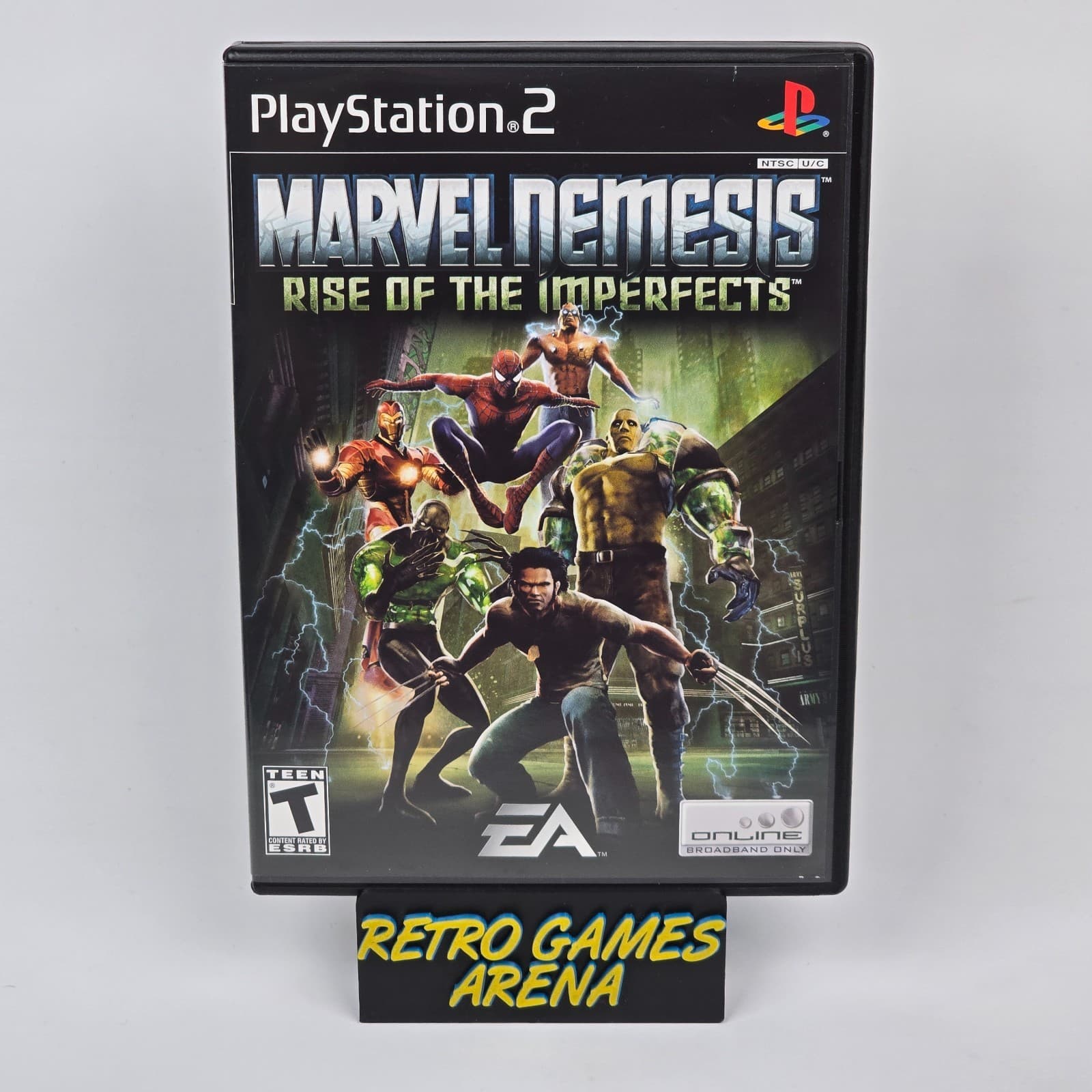 Marvel Nemesis: Rise of the Imperfects (PlayStation 2 PS2) CIB COMPLETE