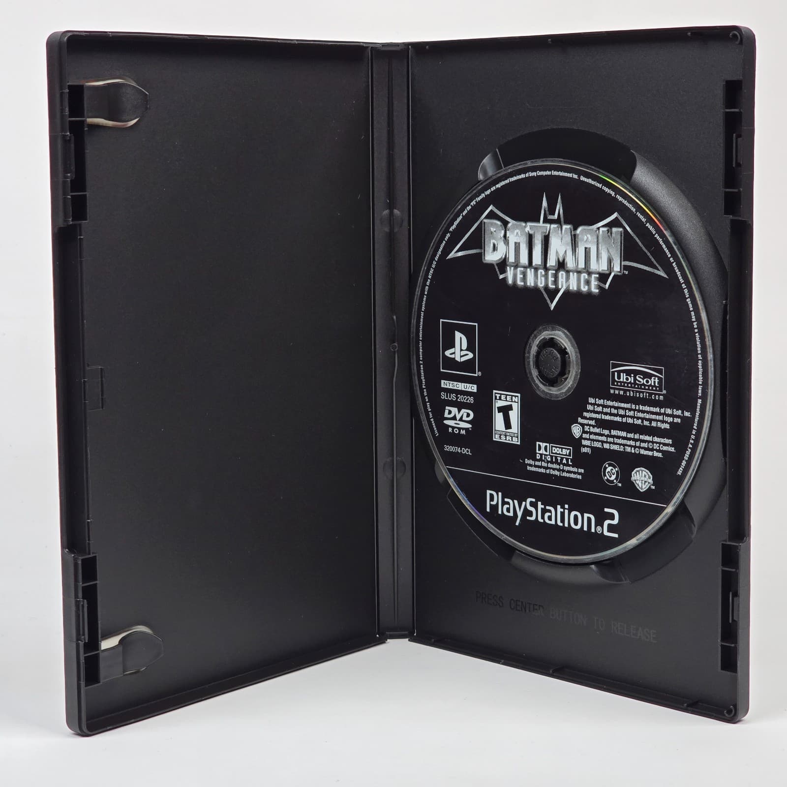 Batman: Vengeance (PlayStation 2 PS2) Case & Disc - Thumbnail 2
