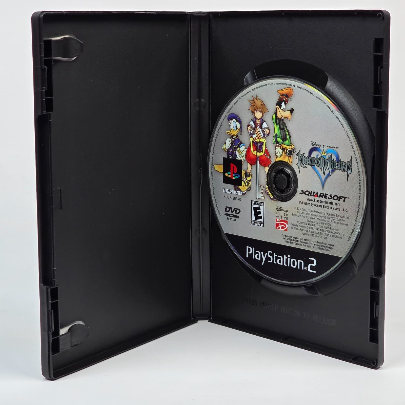 Kingdom Hearts (PlayStation 2 PS2) Black Label Case & Disc - Thumbnail 2