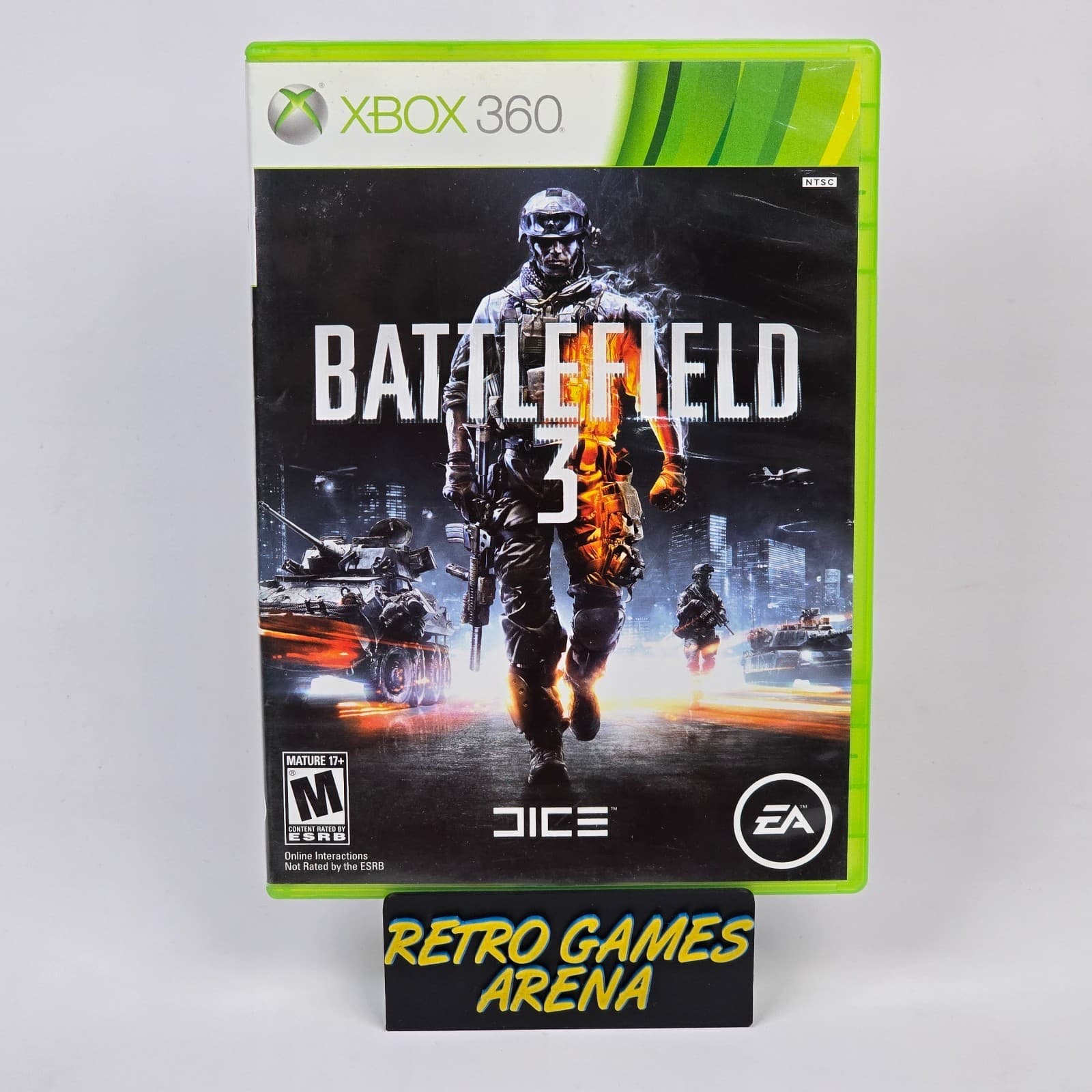 Battlefield 3 (Xbox 360) Case & Discs
