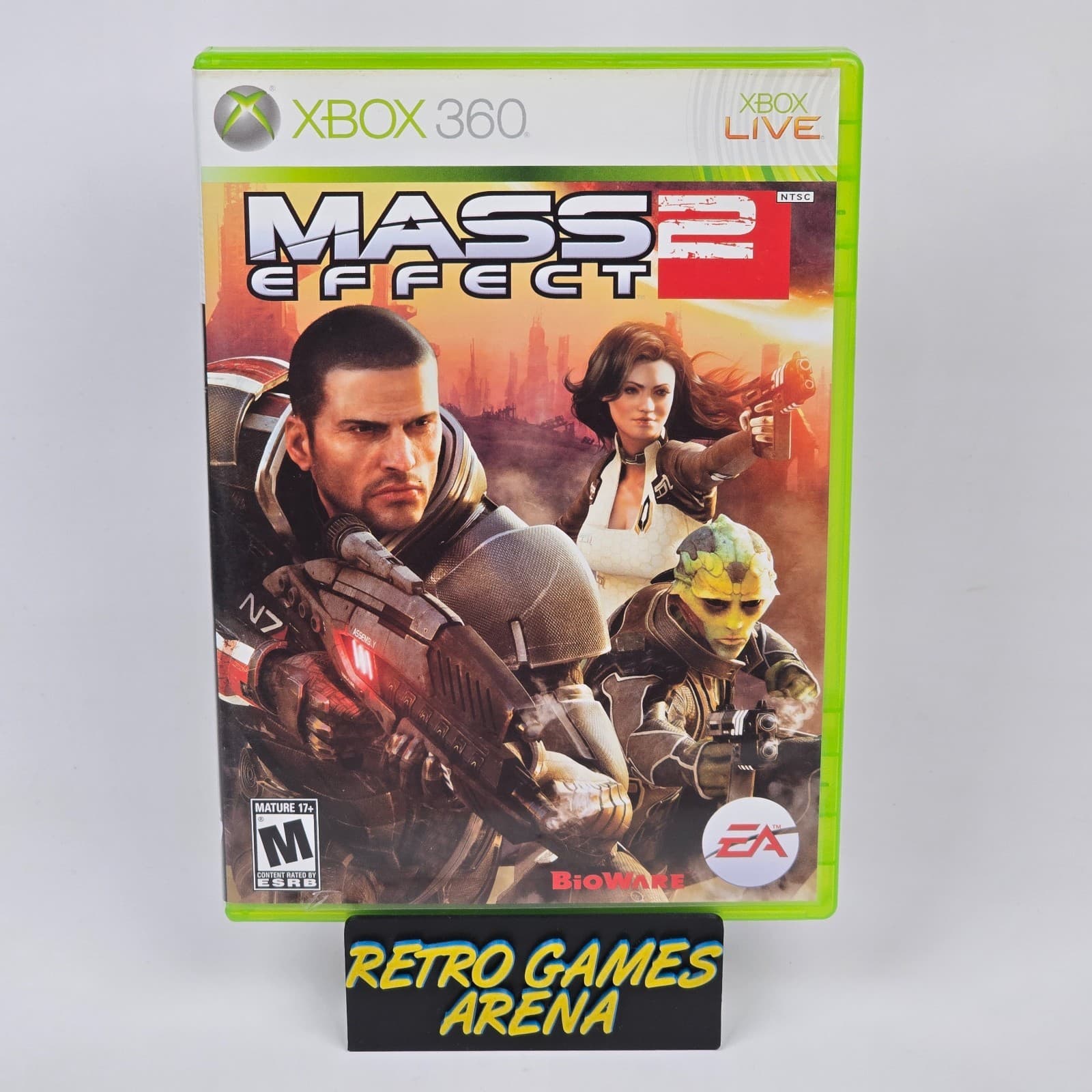 Mass Effect 2 (Xbox 360) Case & Discs