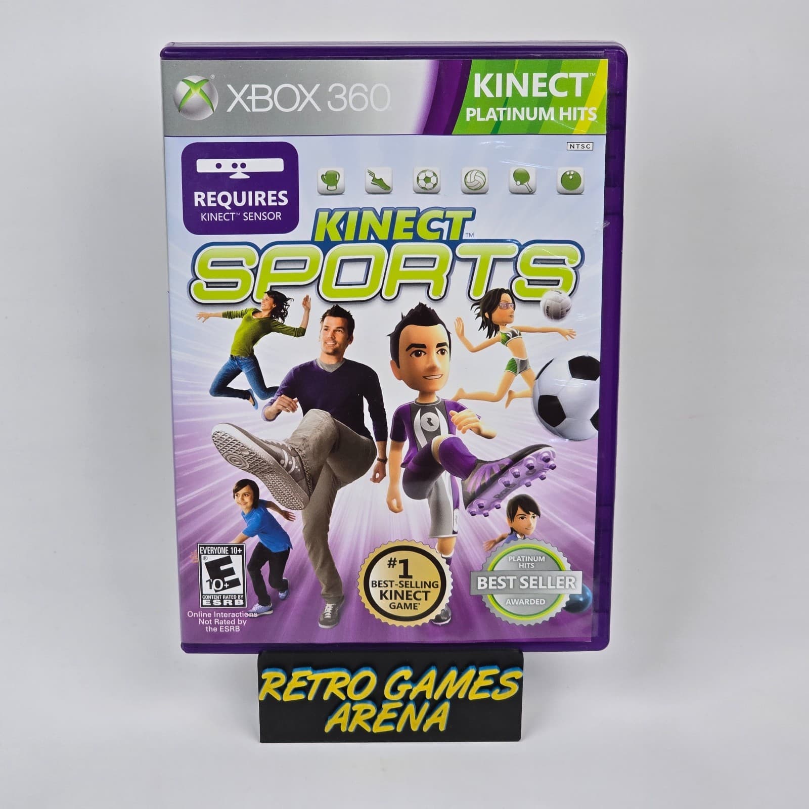 Kinect Sports (Xbox 360) Platinum Hits CIB COMPLETE