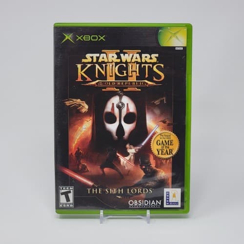 Star Wars Knights of the Old Republic II (Original Xbox) Black Label CIB TESTED